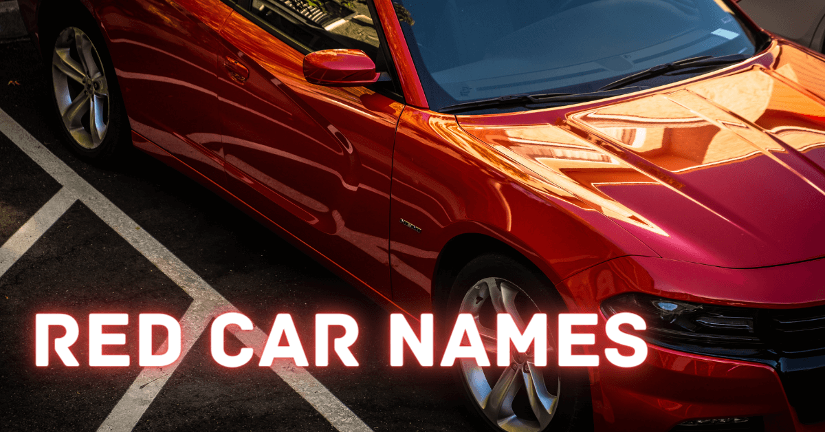 Red Car Names